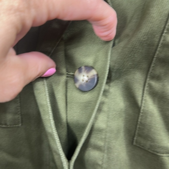 J.Jill Green Ruffle Trim Utility Jacket size 2X. NWT. - Picture 13 of 13